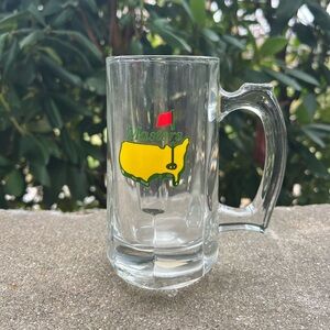 Masters Glass Beer Mug Stein Masters Logo